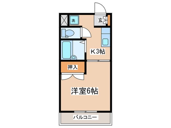 コーシュービル８８の物件間取画像